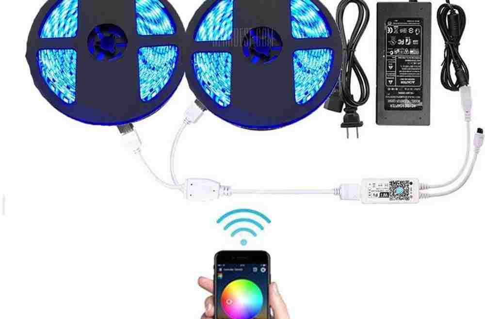 offertehitech-Supli Wifi Smart Controlled Waterproof LED Strip Light - RGB