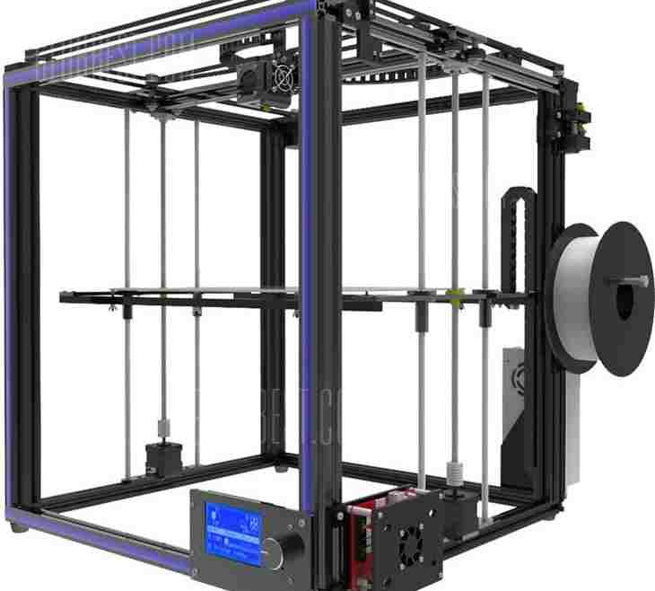 offertehitech-Tronxy X5S High-precision Metal Frame 3D Printer Kit - EU PLUG BLACK