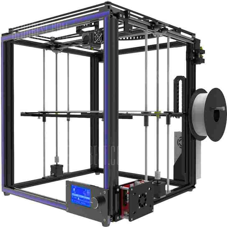 offertehitech-Tronxy X5S High-precision Metal Frame 3D Printer Kit - EU PLUG BLACK