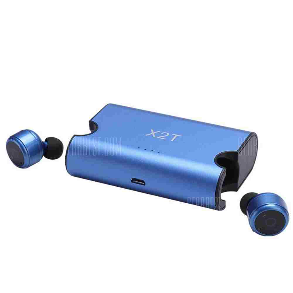 offertehitech-True Wireless Earbuds Twins X2T Mini Bluetooth CSR4.2 Earphone Stereo with Magnetic Charger Box Case