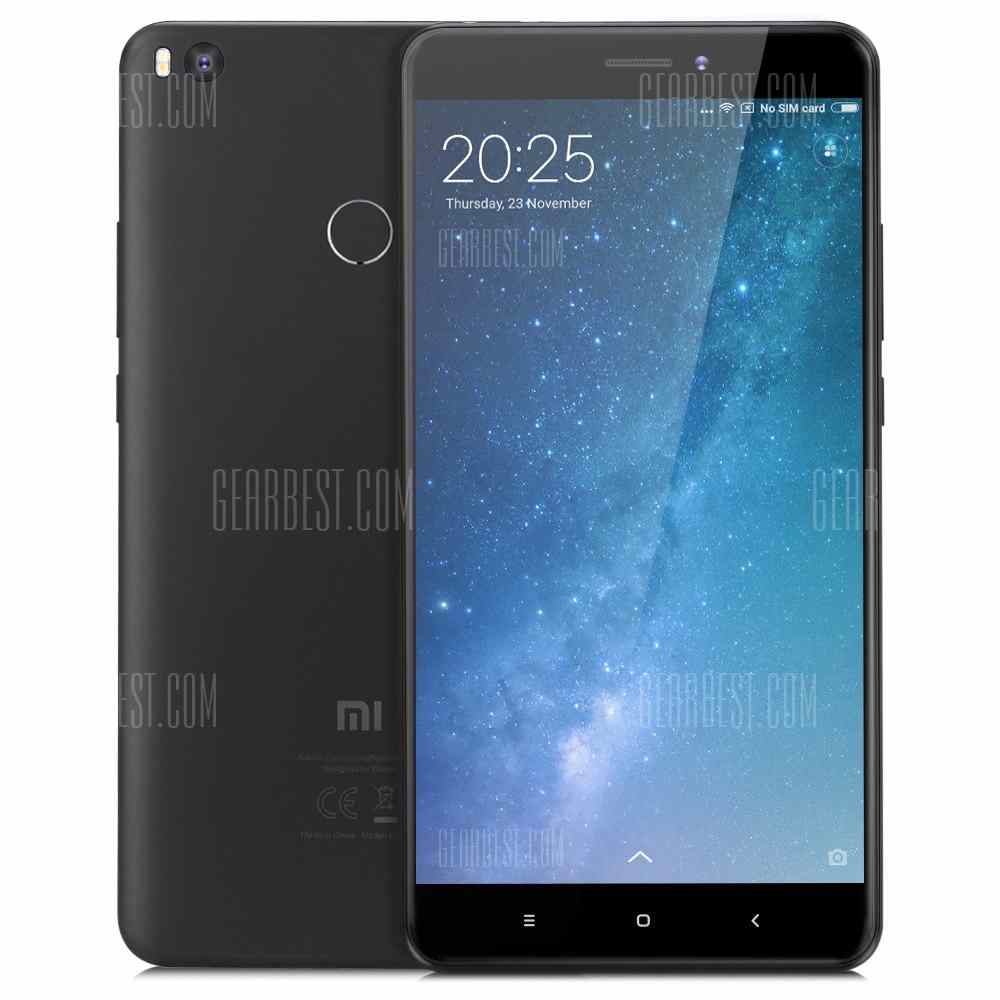 offertehitech-Xiaomi Mi Max 2 4G Phablet - GLOBAL VERSION 4GB RAM 64GB ROM BLACK