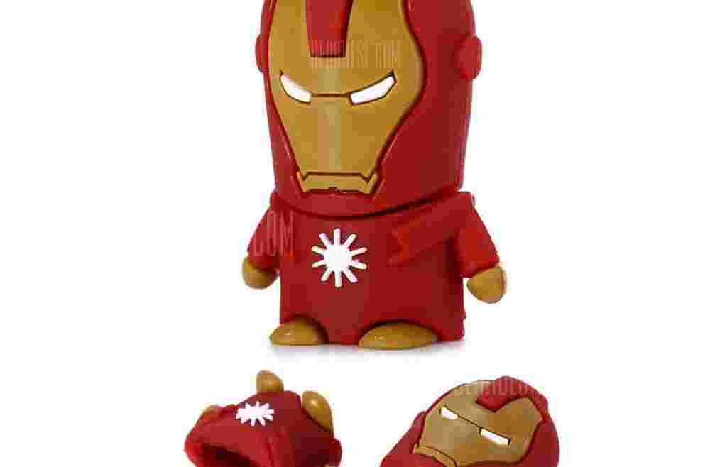 offertehitech-gearbest-16GB Iron Man USB 2.0 Flash Disk Stick / Flash Memory Drive