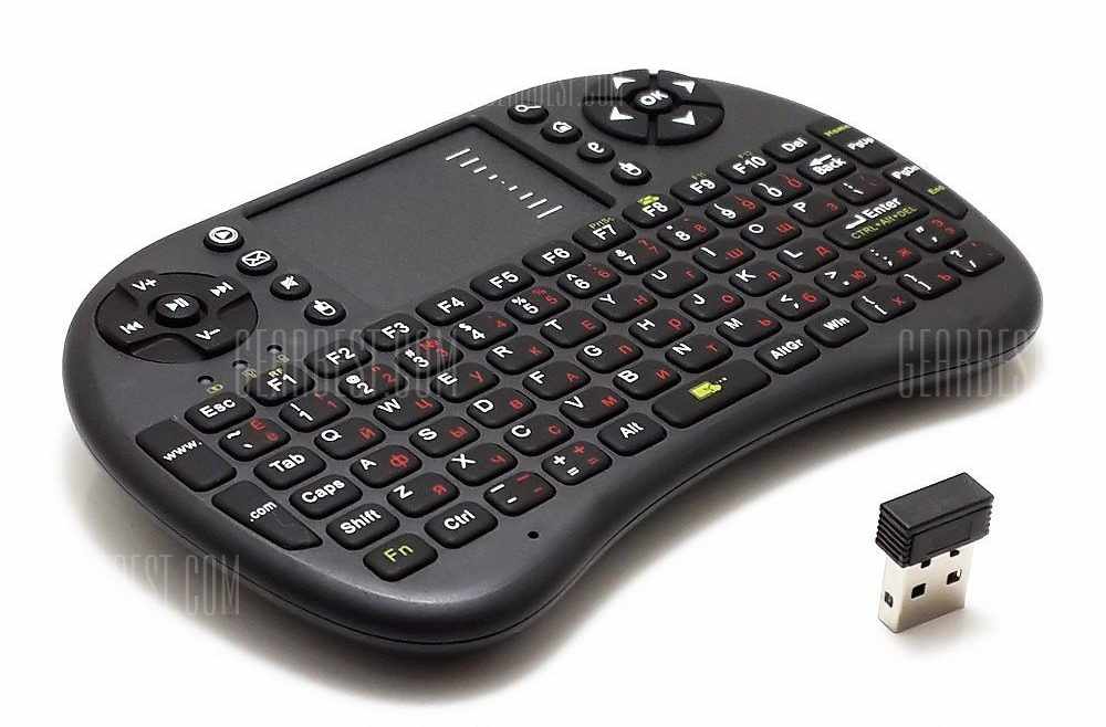offertehitech-gearbest-2.4GHz UKB - 500 - RF Mini Wireless Keyboard Mouse Touchpad Combo Mini Key