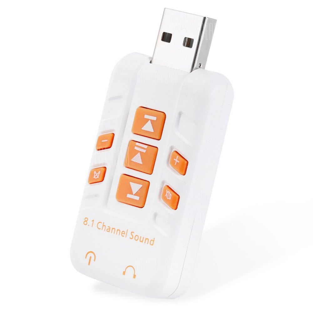 offertehitech-gearbest-3D Stereo 8.1 Channel USB Audio Adapter External Sound Card