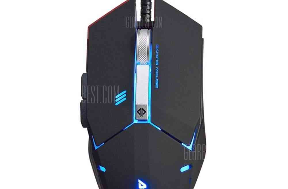 offertehitech-gearbest-AJAZZ GTC Wired Gaming Mouse with LED Light 4000 DPI