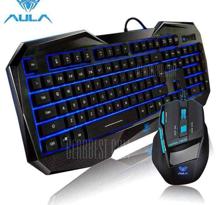 offertehitech-gearbest-AULA Killing Soul USB Wired Gaming Keyboard / Mouse Kit