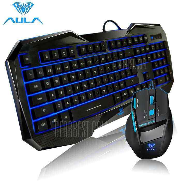 offertehitech-gearbest-AULA Killing Soul USB Wired Gaming Keyboard / Mouse Kit