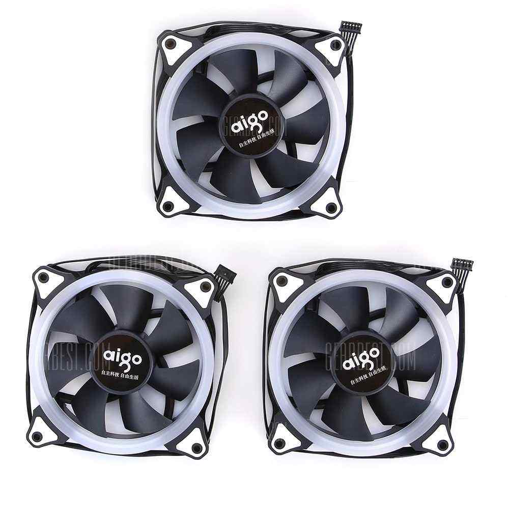 offertehitech-gearbest-Aigo AURORA R3 3PCS Computer Case Cooling Fan