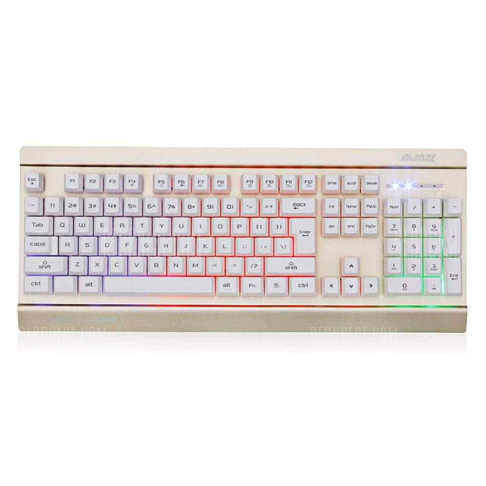 offertehitech-gearbest-Ajazz AK27 Mechanical Feeling Keyboard with Breathing Light for LOL