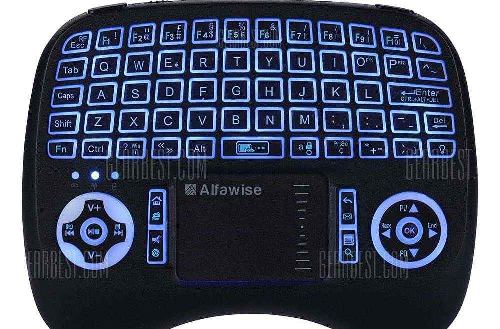 offertehitech-gearbest-Alfawise KP - 810 - 21T - RGB Mini 2.4G Wireless Keyboard