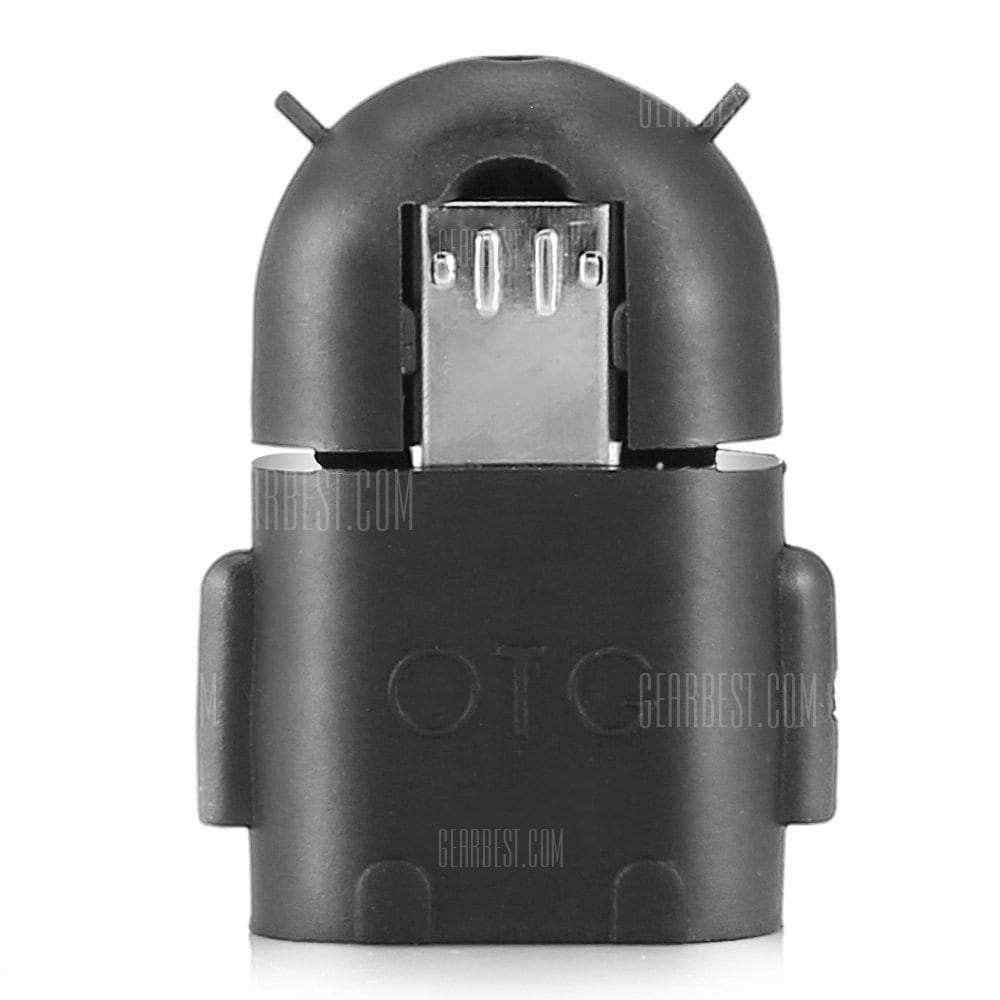 offertehitech-gearbest-Android Robot Shape Micro USB OTG Connector