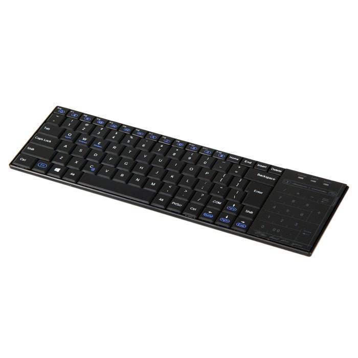 offertehitech-gearbest-BT10 Bluetooth Wireless Keyboard with Numeric Keypad / Mouse Switch Touchpad