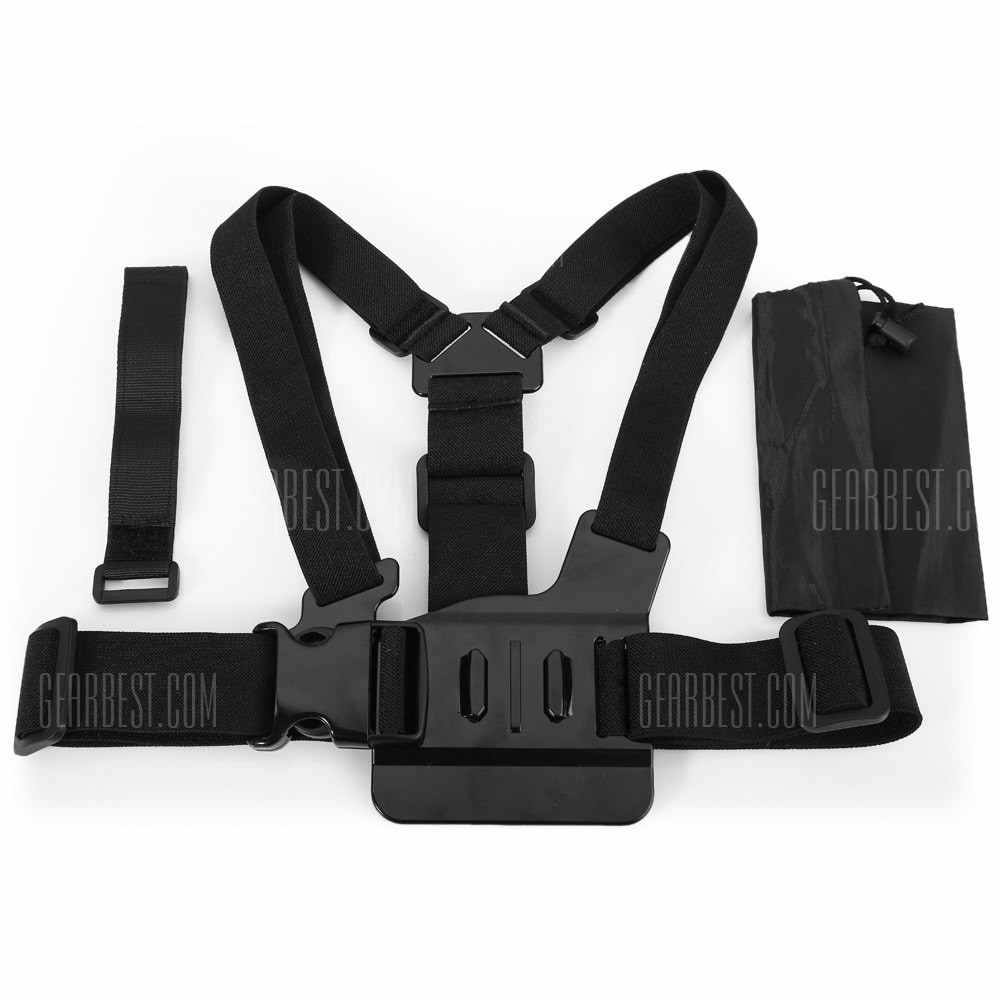 offertehitech-gearbest-CP-GPK26 Adjustable Body Chest Belt Strap Mount for Action Cameras
