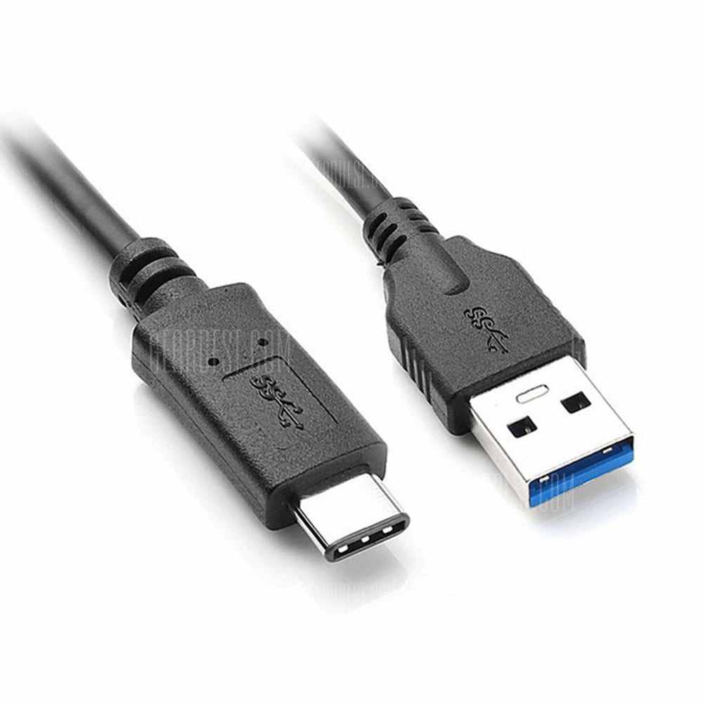 offertehitech-gearbest-CY 10Gbps USB 3.1 Type C Male to USB 3.0 Male Cable for Apple New MacBook Chromebook Pixel 2 Nokia N1
