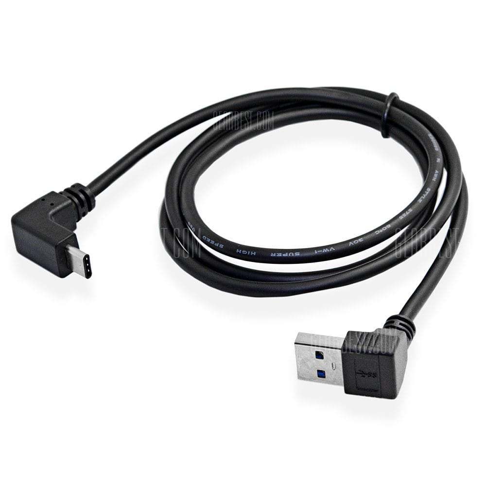 offertehitech-gearbest-CY U3 - 298 - DN USB Type-C Male to USB 3.0 Male Cable 1m