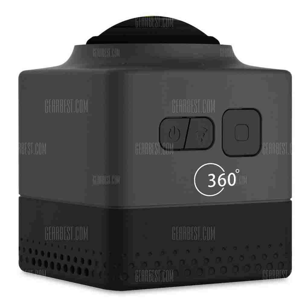 offertehitech-gearbest-Cube 360 WiFi 360 Degree Angle Action Camera for Sports