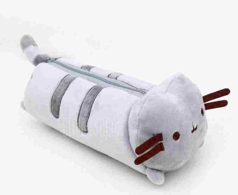 offertehitech-gearbest-Cute Cartoon Cat Design Storage Bag Pen Pencil Pouch Case
