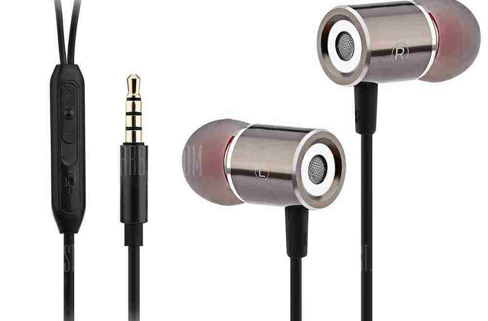offertehitech-gearbest-Cylindrical Shape HiFi Music In-ear Noise Cancelling Earphones