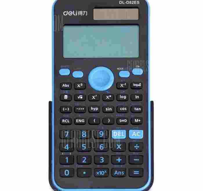 offertehitech-gearbest-Deli D82ES Solar Powered Calculator