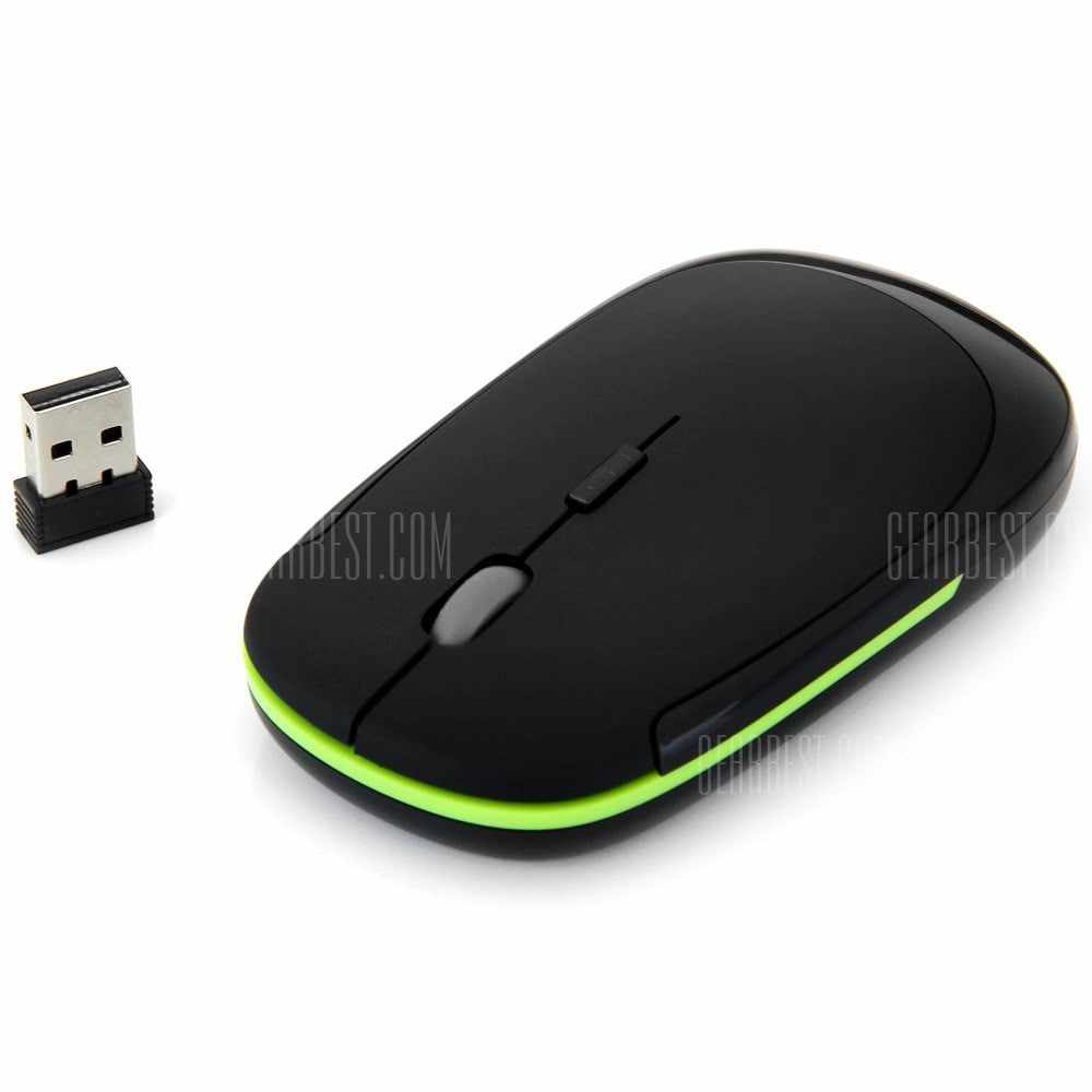 offertehitech-gearbest-E10 Professional Slim 2.4GHz 1600DPI Wireless Optical Mouse for Home Office
