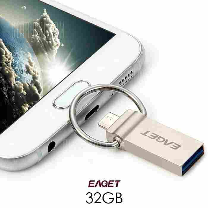 offertehitech-gearbest-Eaget 2 in 1 16 / 32 / 64GB OTG USB 3.0 Flash Drive