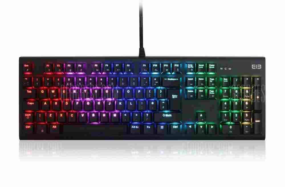 offertehitech-gearbest-Elephone EleEnter Game1 NKRO USB Wired RGB Gaming Mechanical Keyboard