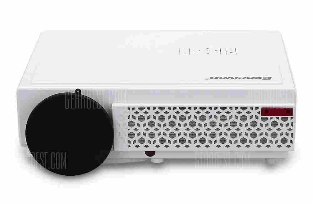 offertehitech-gearbest-Excelvan 96+ Native 1280*800 support 1080p Led Projector White US PLUG