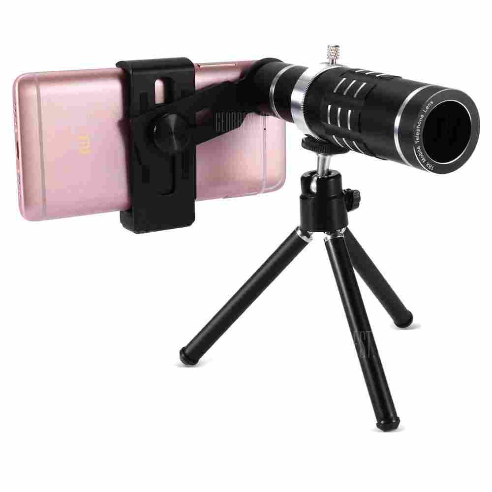 offertehitech-gearbest-FENGYUAN 18X Zoom Telescope Telephoto Phone Lens Tripod