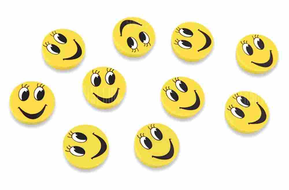 offertehitech-gearbest-FUNI CT-6659 Office Smile Round Magnets Message Stickers Beans 10PCS