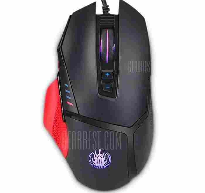 offertehitech-gearbest-GM100 USB Wired 8D Gaming Mouse with RGB Backlit Display