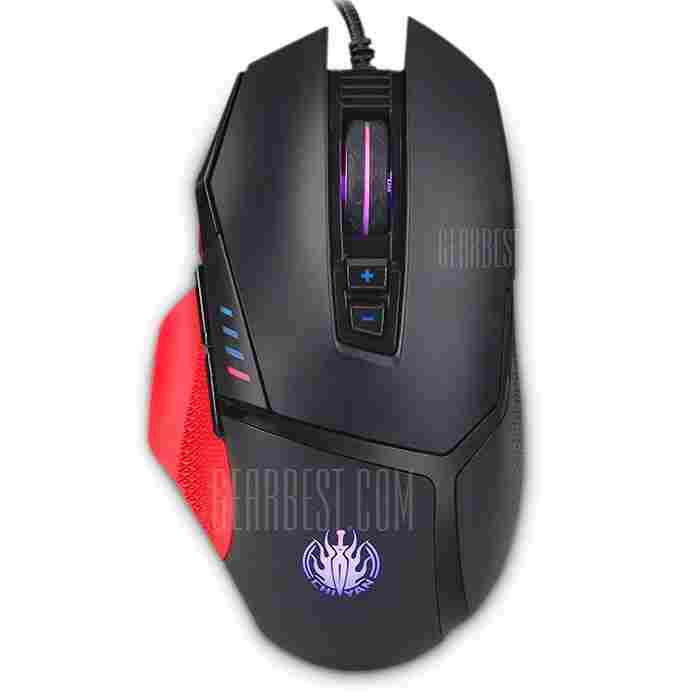 offertehitech-gearbest-GM100 USB Wired 8D Gaming Mouse with RGB Backlit Display