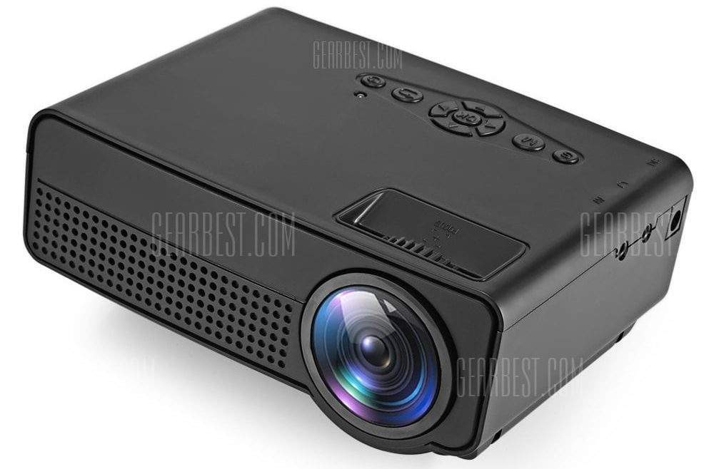 offertehitech-gearbest-H100 LED Projector 600 Lumens 480 x 320P Support 800 x 480P