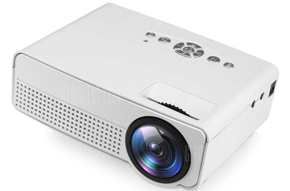 offertehitech-gearbest-H100 LED Projector 600 Lumens 480 x 320P Support 800 x 480P