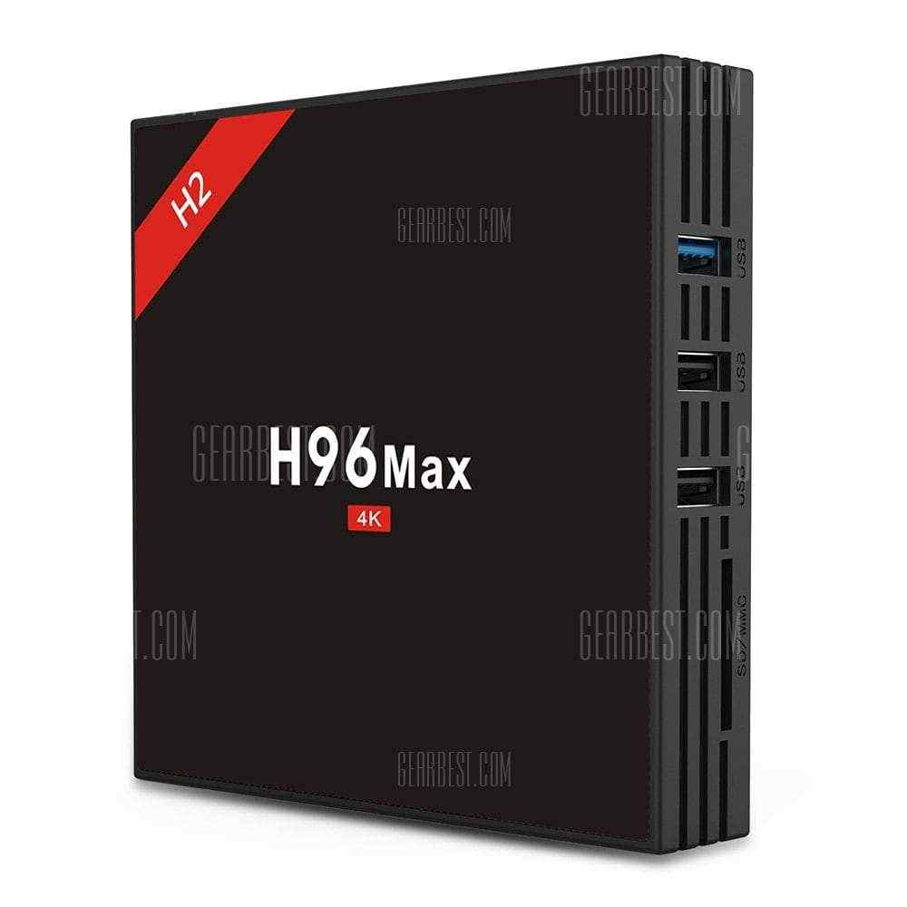 offertehitech-gearbest-H96 MAX - H2 TV Box