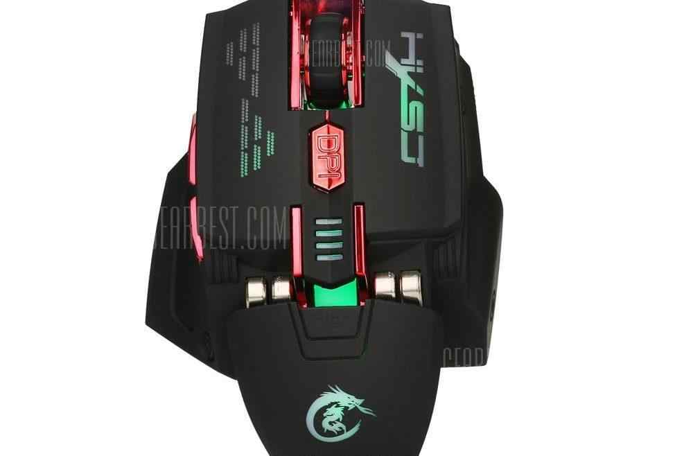 offertehitech-gearbest-HXSJ X200 USB Wired Programmable Macro Gaming Mouse