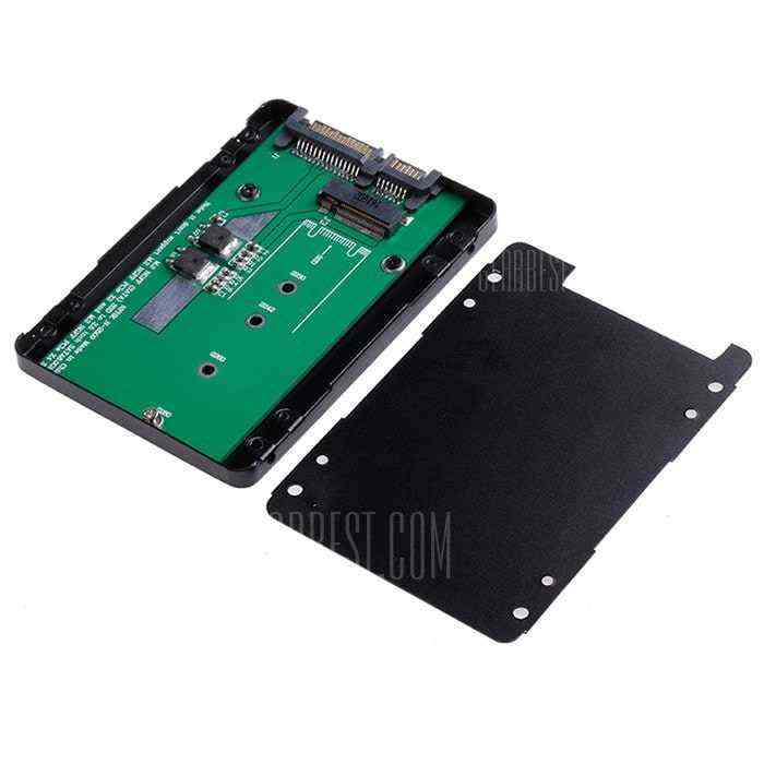 offertehitech-gearbest-M.2 NGFF to SATA HDD Enclosure