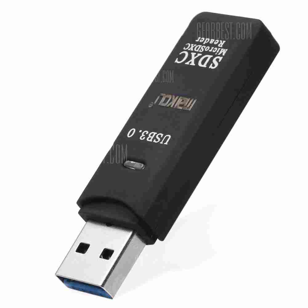 offertehitech-gearbest-Maikou MK300U 2 in 1 USB 3.0 Card Reader