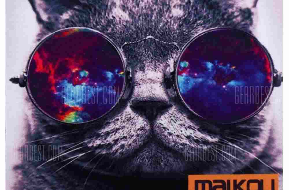 offertehitech-gearbest-Maikou Mouse Pad Cat Wears Eyeglasses