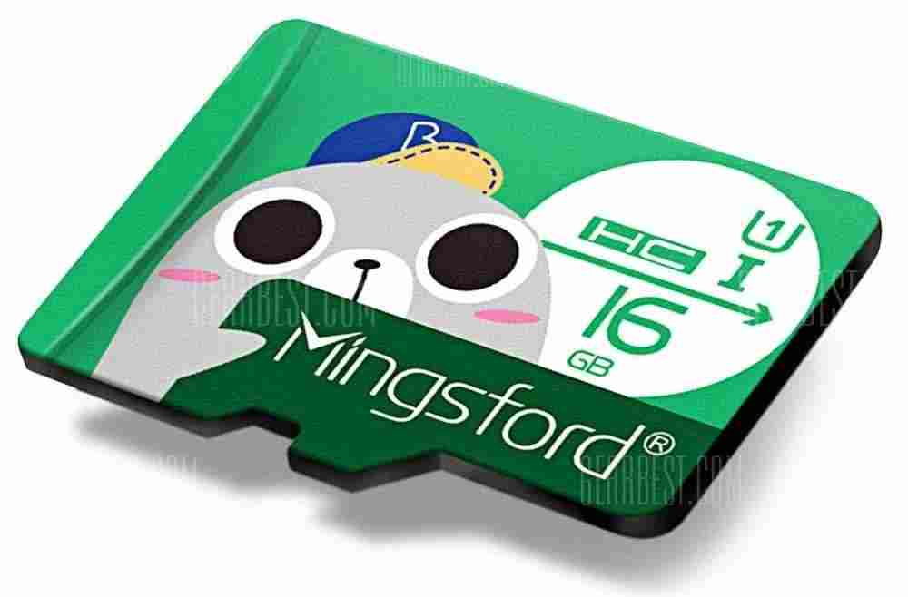 offertehitech-gearbest-Mingsford 8G / 16G / 64G / 128G High Speed Micro SD / TF Storage Card