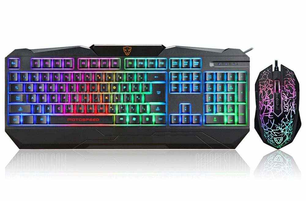 offertehitech-gearbest-Motospeed S69 Colorful Backlit Gaming Keyboard and Mouse