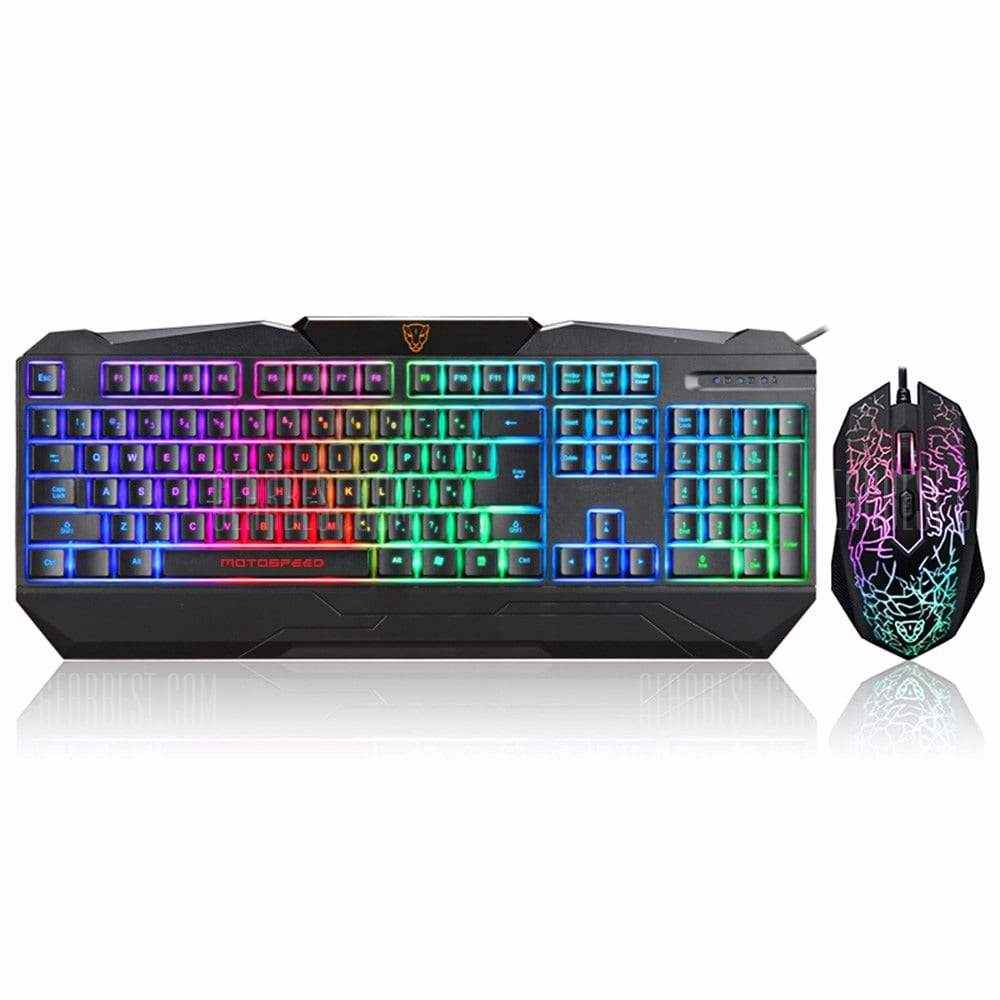 offertehitech-gearbest-Motospeed S69 Colorful Backlit Gaming Keyboard and Mouse