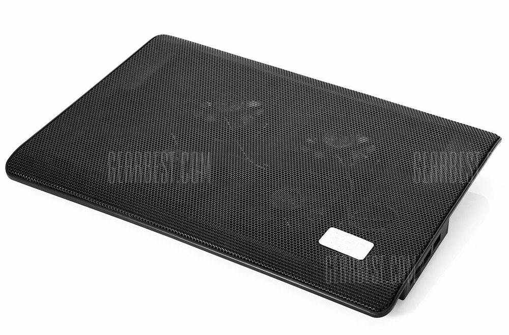 offertehitech-gearbest-NUOXI L112 2 Fans Laptop Cooler Pad with Blue Lights
