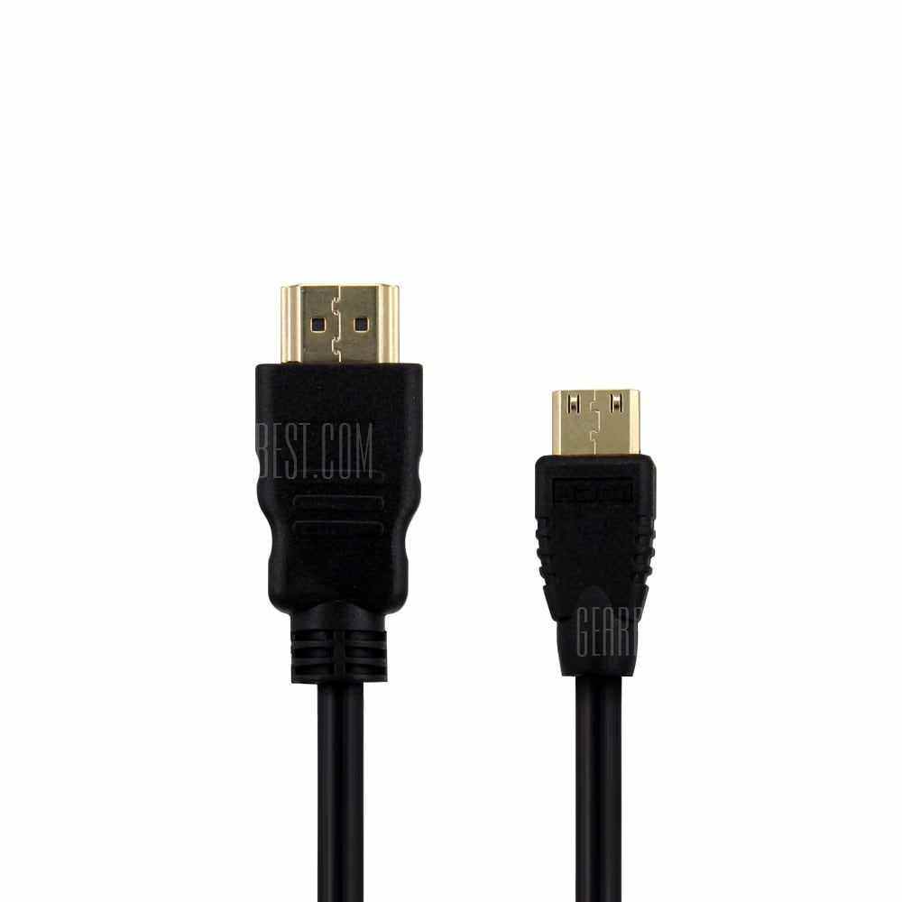 offertehitech-gearbest-New 1.5M 5FT HDMI to HDMI Mini 1080p Gold Cable