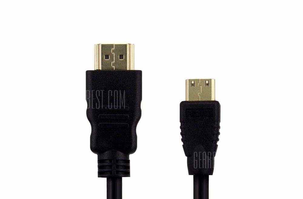 offertehitech-gearbest-New 1.5M 5FT HDMI to HDMI Mini 1080p Gold Cable