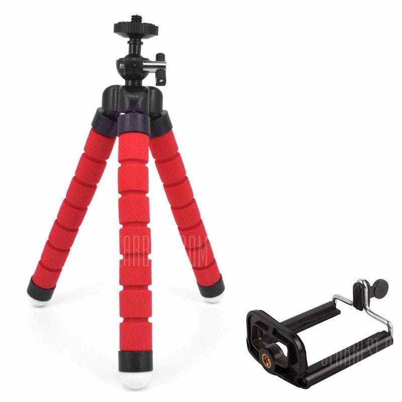 offertehitech-gearbest-Octopus Style Portable and Adjustable Tripod Stand Holder for Cellphone Camera with Universal
