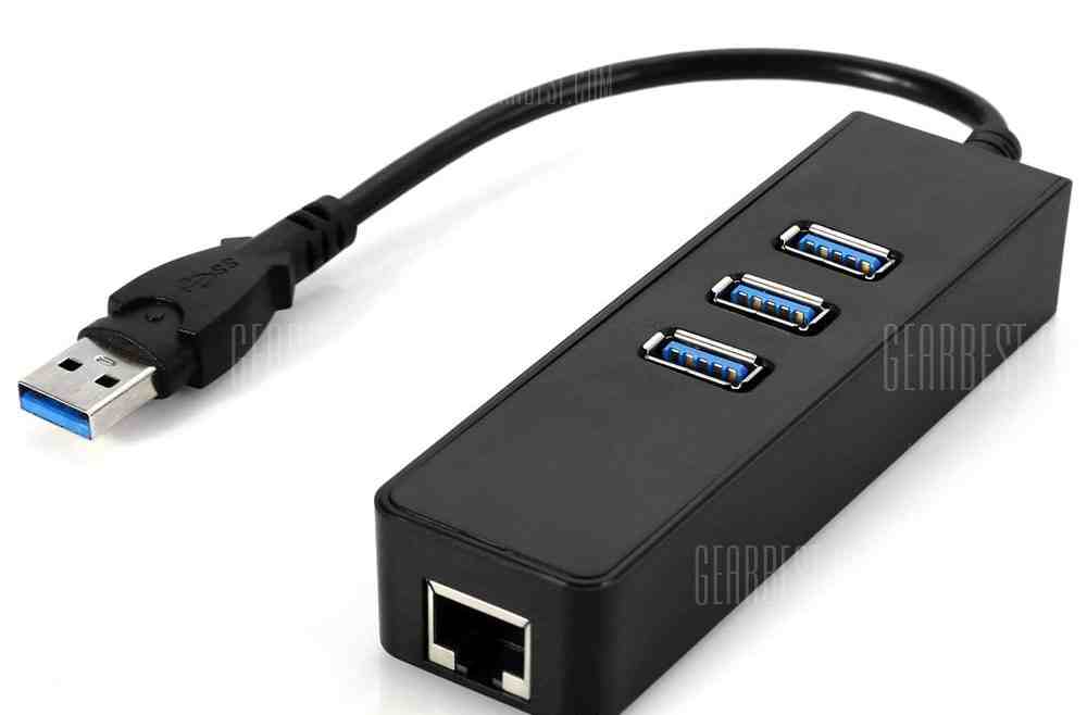 offertehitech-gearbest-RH - 888 USB 3.0 to 3 Port USB 3.0 Hub