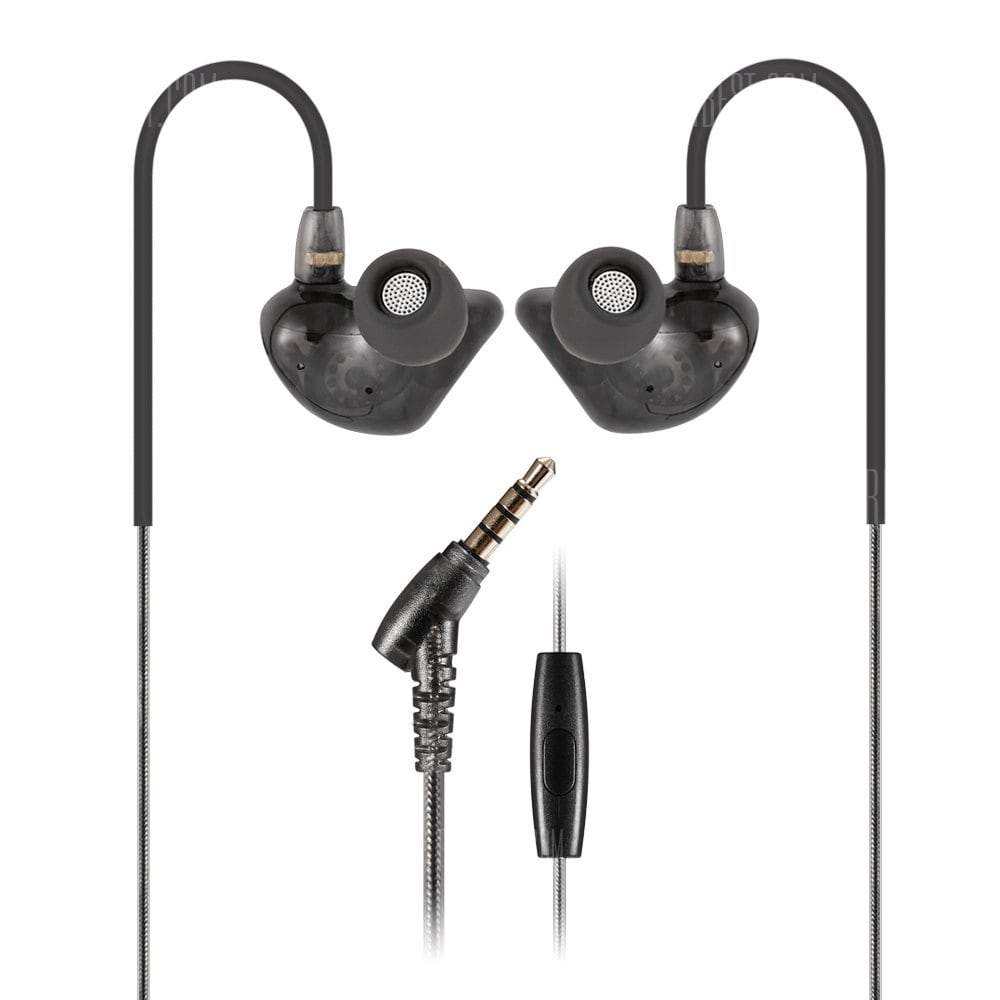 offertehitech-gearbest-S410 Dual Dynamic Driver Bass Earphones In-ear Earbuds