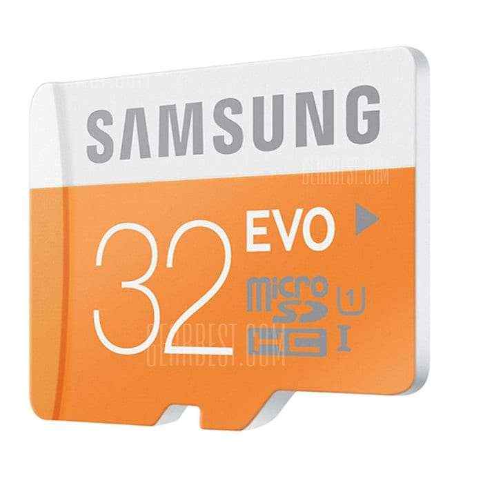 offertehitech-gearbest-Samsung 32GB 48MB/S Class 10 Micro SDHC Card for Mobile Phone and Smartphone (Black)