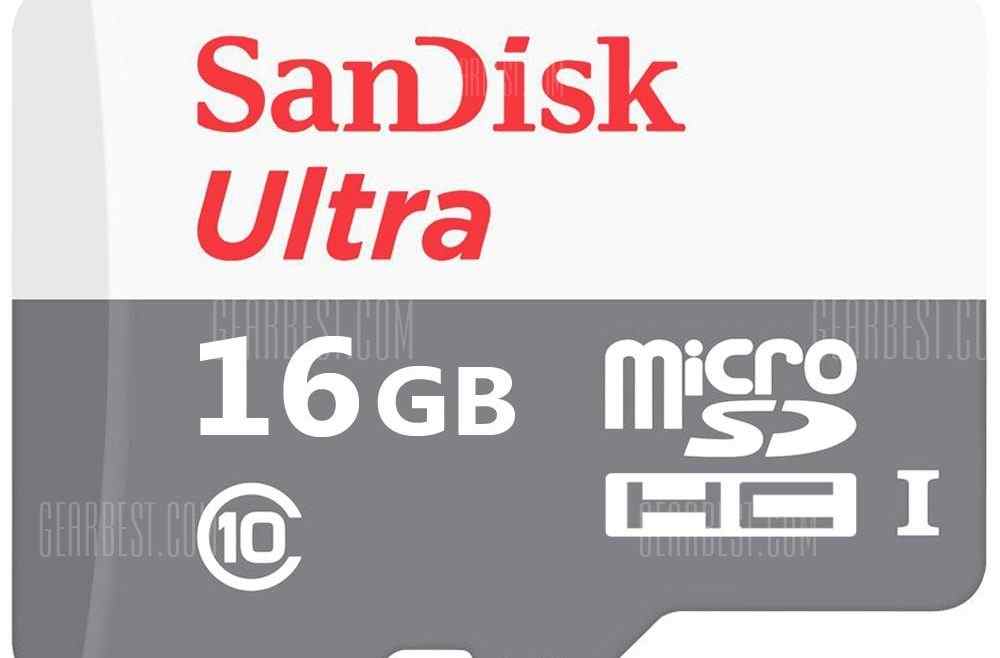 offertehitech-gearbest-SanDisk 16GB Micro SDHC Card Class 10