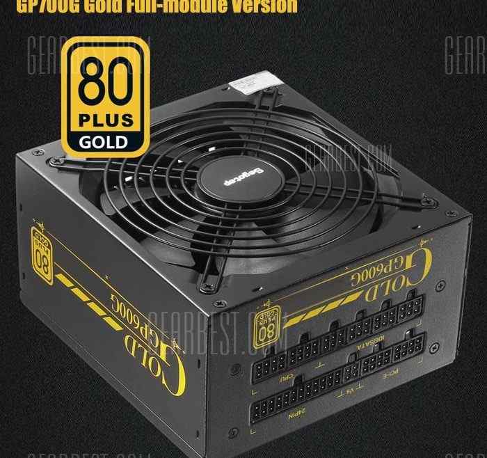 offertehitech-gearbest-Segotep GP700G Power Supply 80 Plus Gold Full-module Version 600W Electric Source